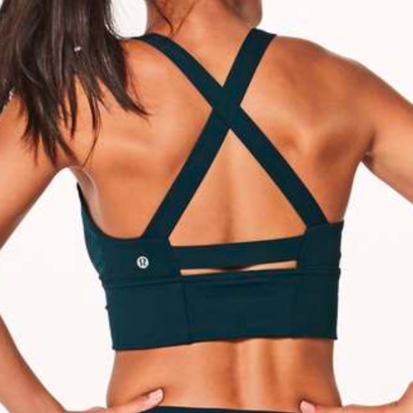 lululemon athletica Other - Lululemon Sweat your Heart Out Bra in Submarine color, A/B Cup, Size 6